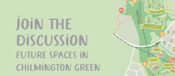 news article entitled Join the discussion for future spaces in Chilmington Green